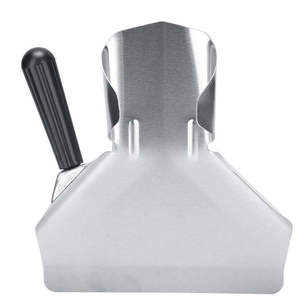 MAGT Paletta per Patatine Fritte, 23 x 21 cm Addensato in Acciaio Inossidabile Maniglia Singola per Popcorn Snack Caramelle