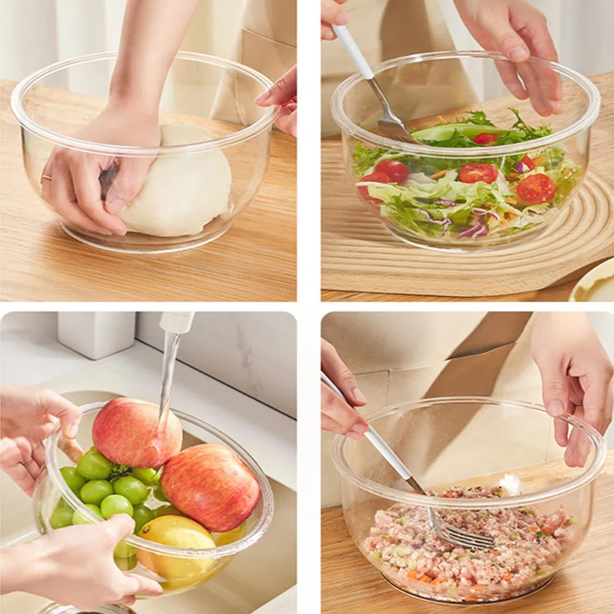 Contenitore per impasto, contenitore per la fermentazione, ideale come blocco per pizza, contenitore per pasta e fermentazione, lavabile in lavastoviglie, salvaspazio, scatola per
