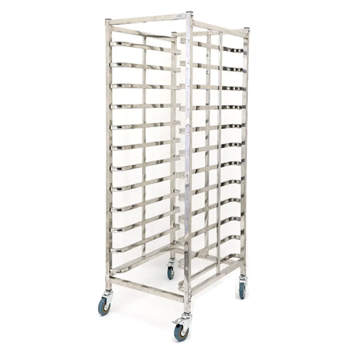 Rack commerciale in acciaio inox per panetteria con ruote freno, vassoio di raffreddamento per impasti pesanti per pizza per cucina, ristorante, caffetteria