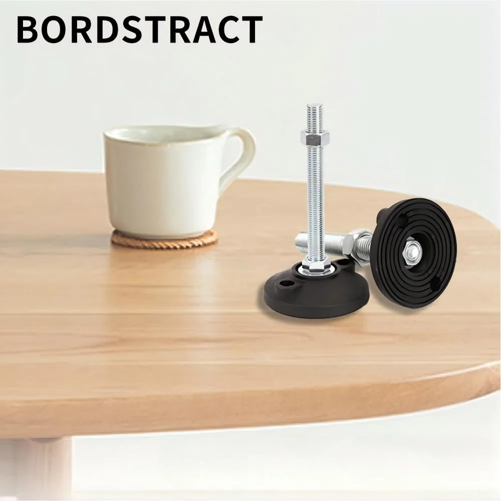 BORDSTRACT Piedi di livellamento della mobilia, 4 pezzi M8 Heavy Duty regolatore di altezza piedino livellatore dimensione filo per tavoli,cassettiera, panca, armadi(D40*M8*L30)