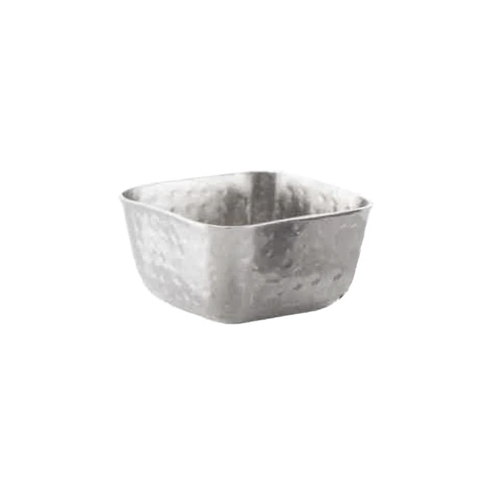 Garcia de Pou - 12 pezzi - Ramequini quadrati 'Artinox' 75 ml 5 x 5 x 3,2 cm argento inox