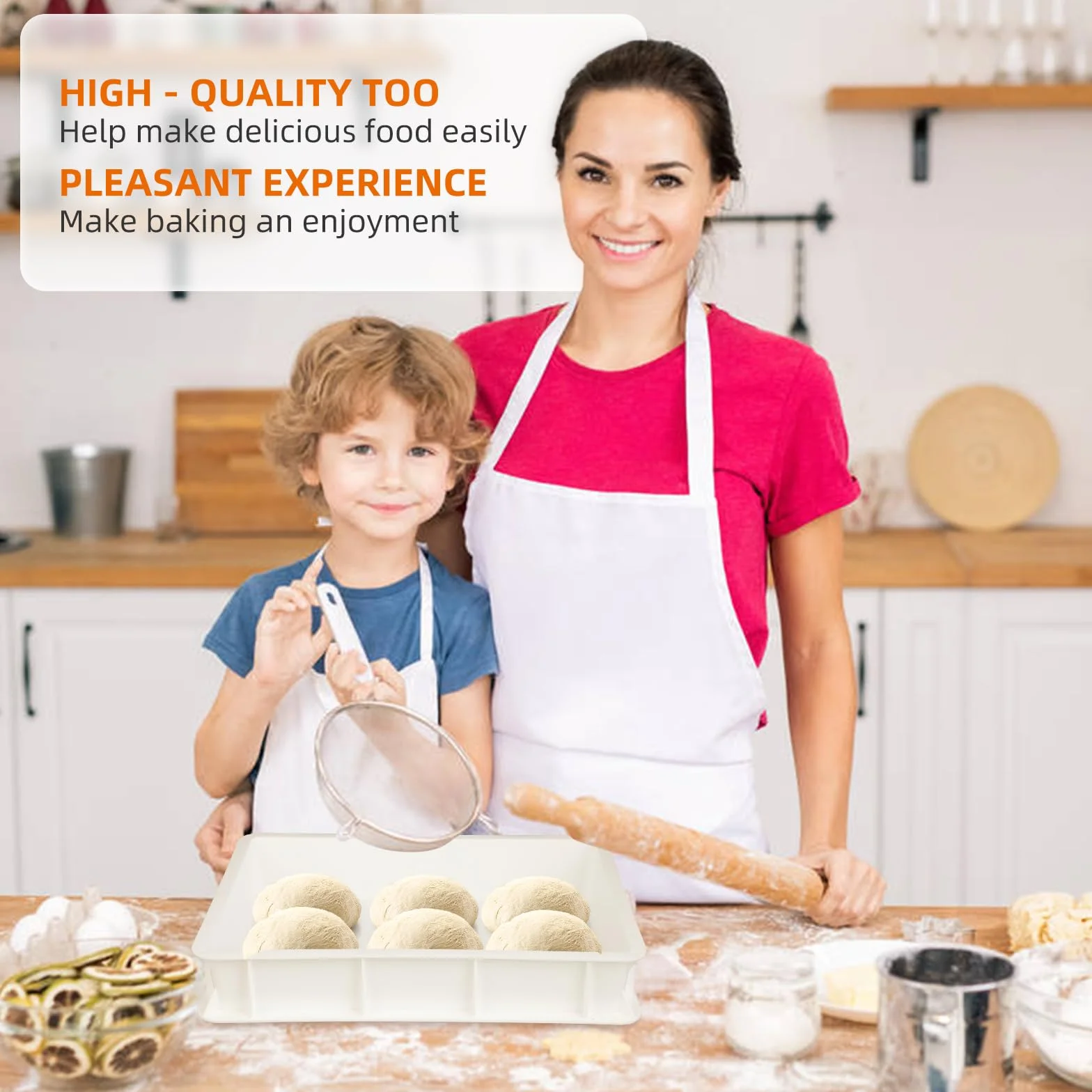 Cassetta Lievitazione Pizza - Contenitore Alimentare Impilabile 30x40x10 cm, per Pane, Pizza, Impasto