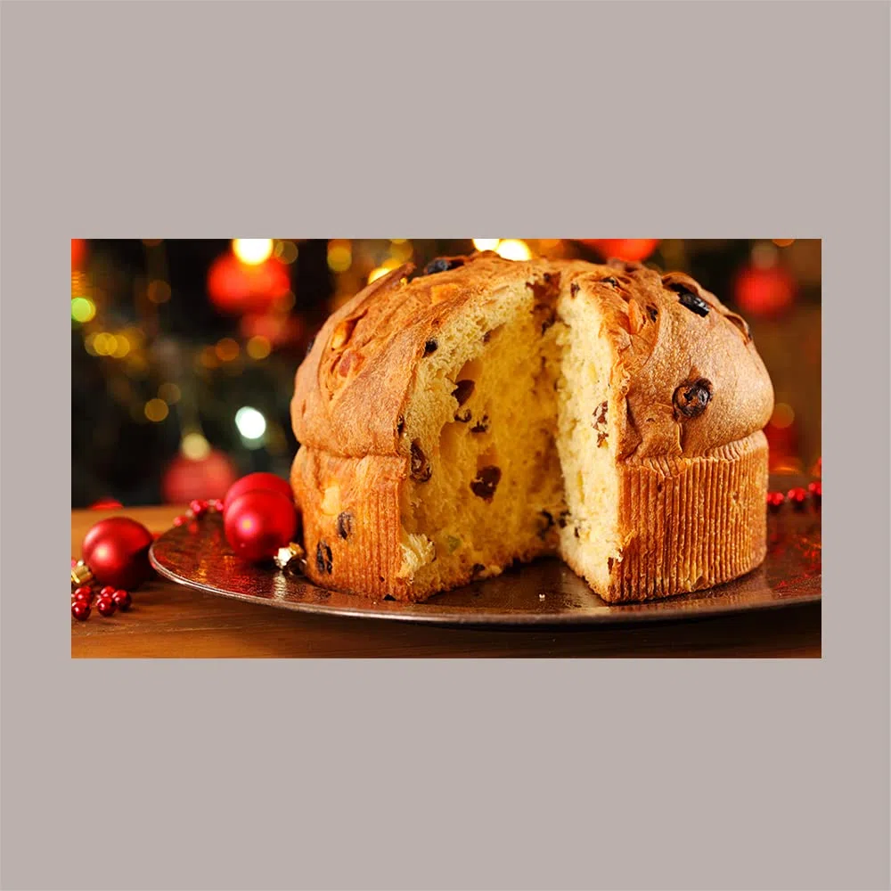 Lucgel Saccotto Borsa con Cordini in Carta Avana ideale per Panettone Basso 245x245H335mm - 10 pezzi -
