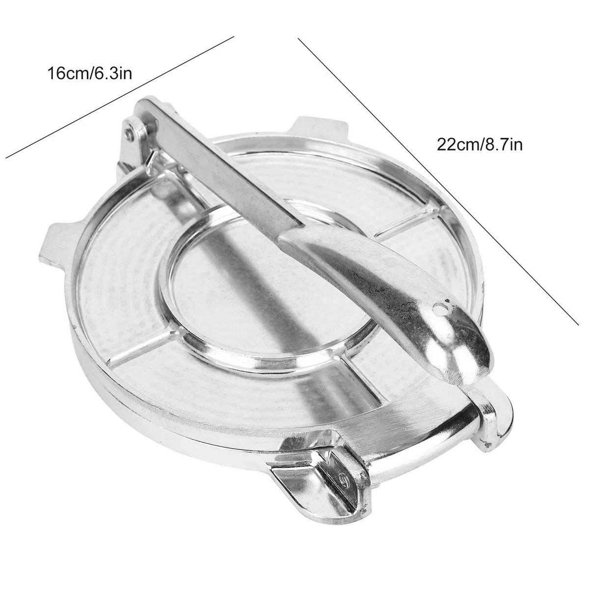 Tortillas, Stendi Pizza Saccia Pizza, Stenditrice Pizza Professionale Pressa Per Pasta Pizza per Tortillas Saccia, Press Strumento,Macna Tortilla in Lega di Alluminio
