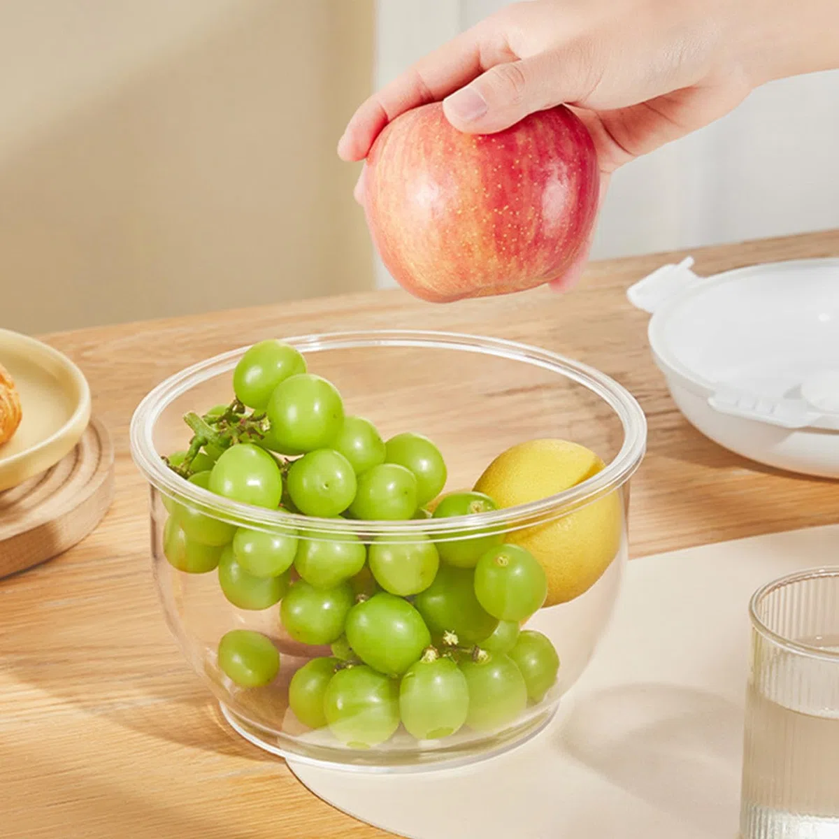 Contenitore per impasto, contenitore per la fermentazione, ideale come blocco per pizza, contenitore per pasta e fermentazione, lavabile in lavastoviglie, salvaspazio, scatola per