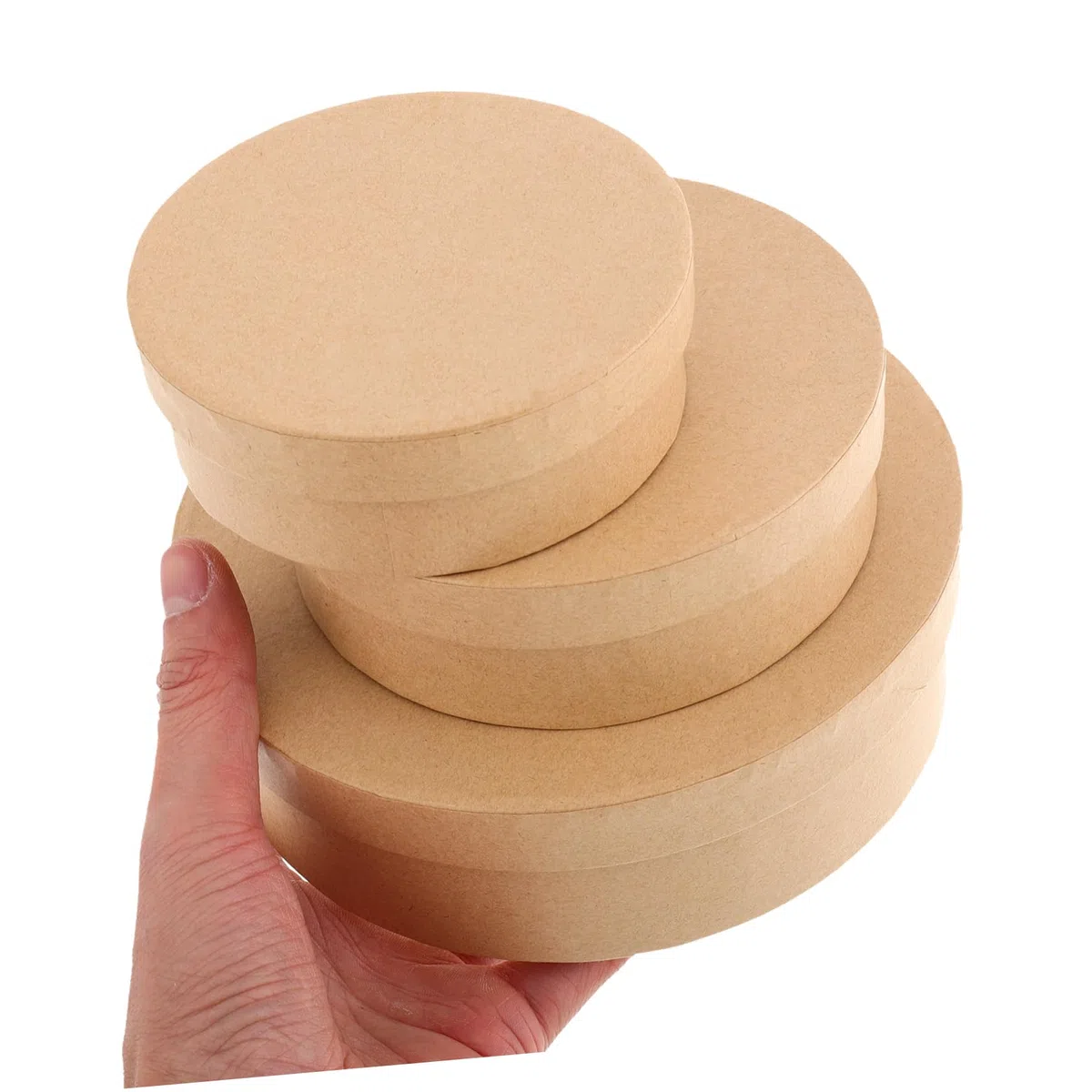 Scatole Tonde Di Carta Con Coperchio Set Da 3 Pezzi Per Fai Da Te Confezioni Regalo Biscotti e Caramelle Confezionamento Creativo Per Regali e Conservazione Domestica