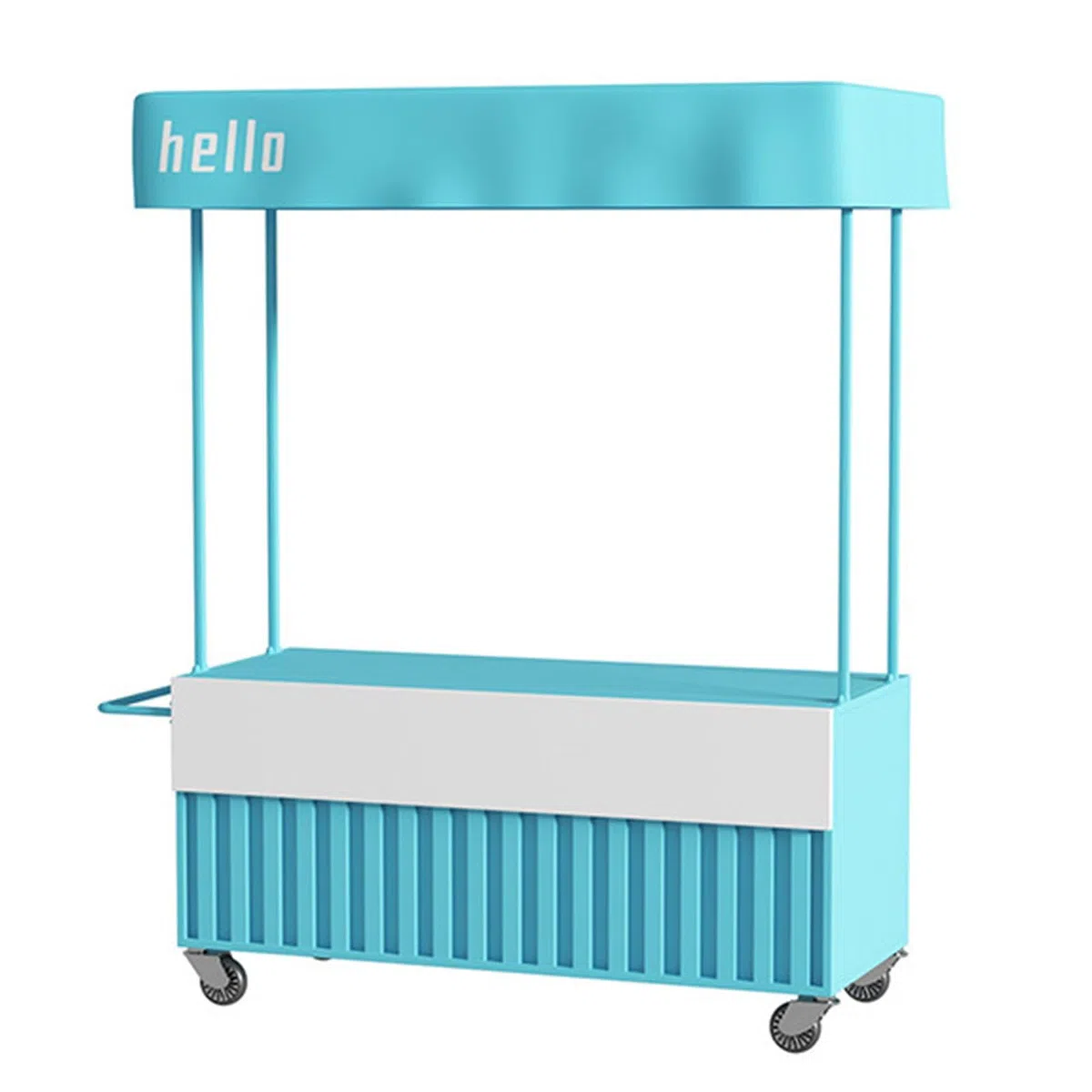 Carrello portatile del fornitore con ruote, Carrello mobile della stalla del mercato, Banco di mostra dell'alimento all'aperto con baldacchino, Ampio controsoffitto per eventi di strada, Vendite di