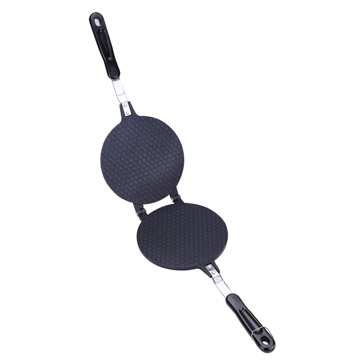 Fornello a Gas per Uso Domestico, Cono per Waffle Antiaderente e Macchina per Rotoli di Uova, Stampo da Forno in Lega di Alluminio Resistente, Manico Lungo Facile da Pulire