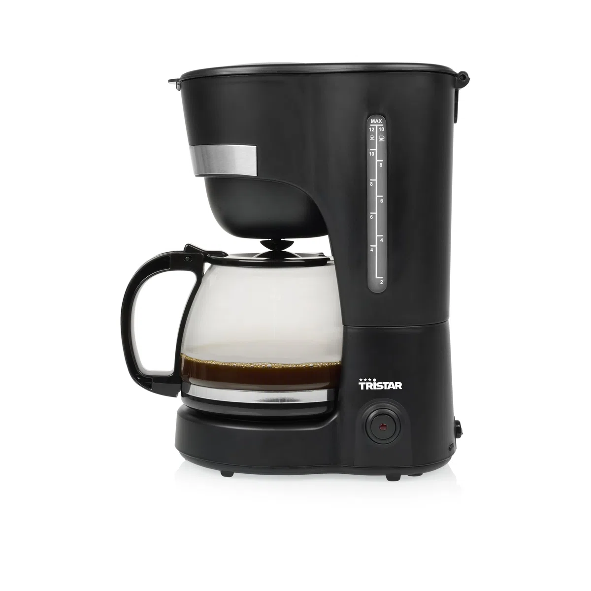 Tristar Caffettiera a filtro - 1,25 L - 12 tazze max. - Filtro permanente - Sistema antigoccia e mantenimento in caldo - 750 W - CM-1282