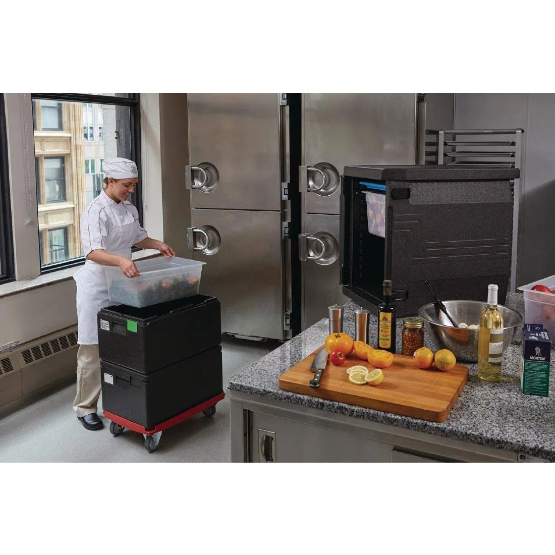 Cambro CD3253EPP158 Camdolly si adatta a tutti i Cam GoBox, rosso