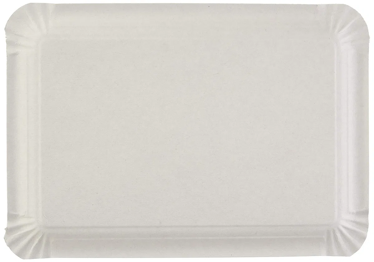 Vassoio Pasticceria "Fastfood" - Piccolo 23X17 Cm Bianco Cartone - 250 Unità