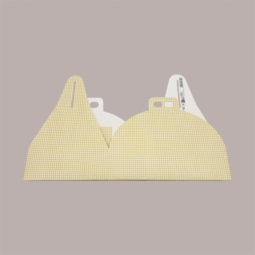 Lucgel Scatola Porta Colomba Giallo Grafica a Quadretti 335x235 H90 mm 10 pezzi