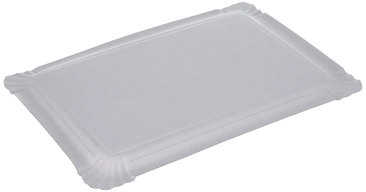 Vassoi Pasticceria - Medio 30X21 Cm Bianco Cartone - 125 Unità